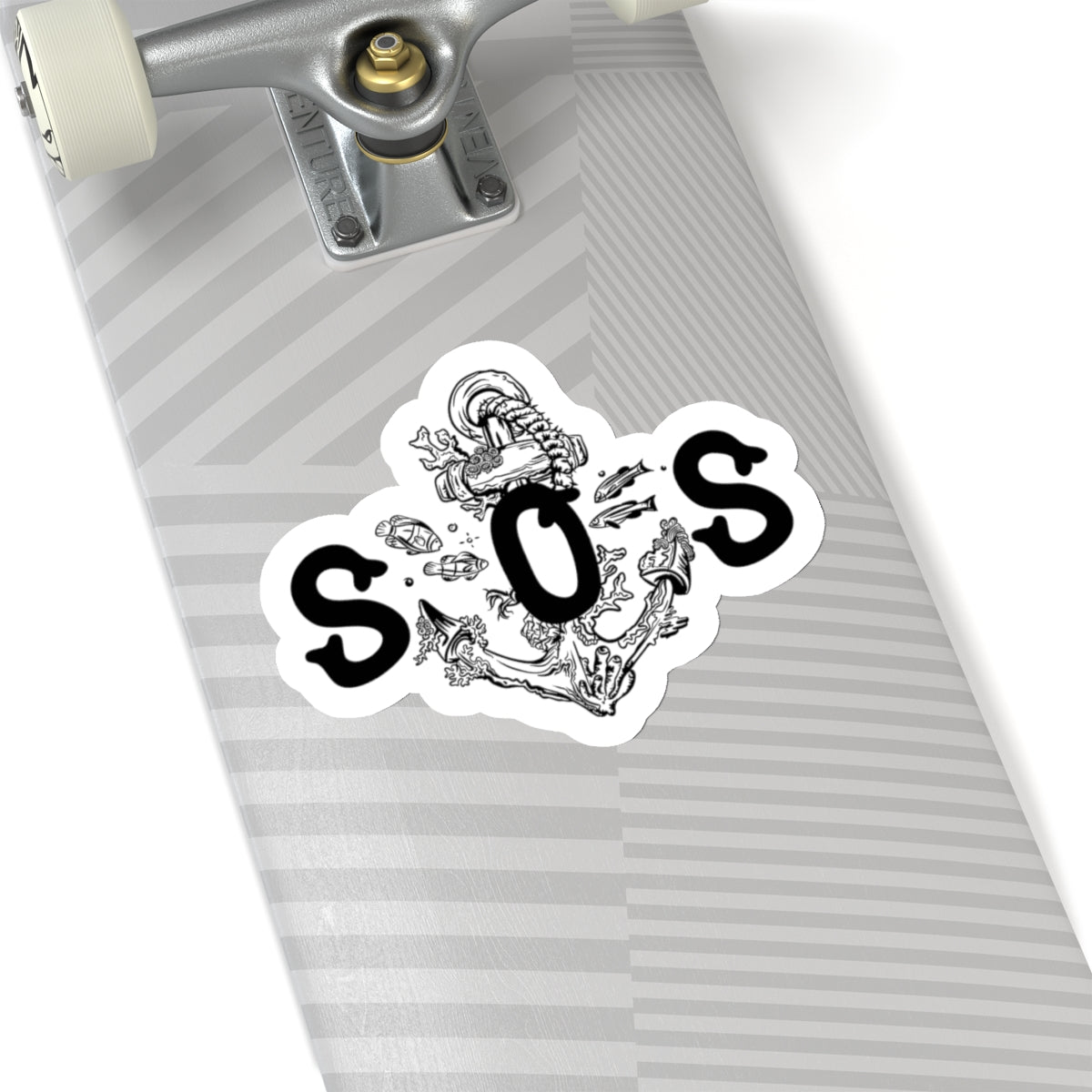 SOS Reef Anchor Sticker